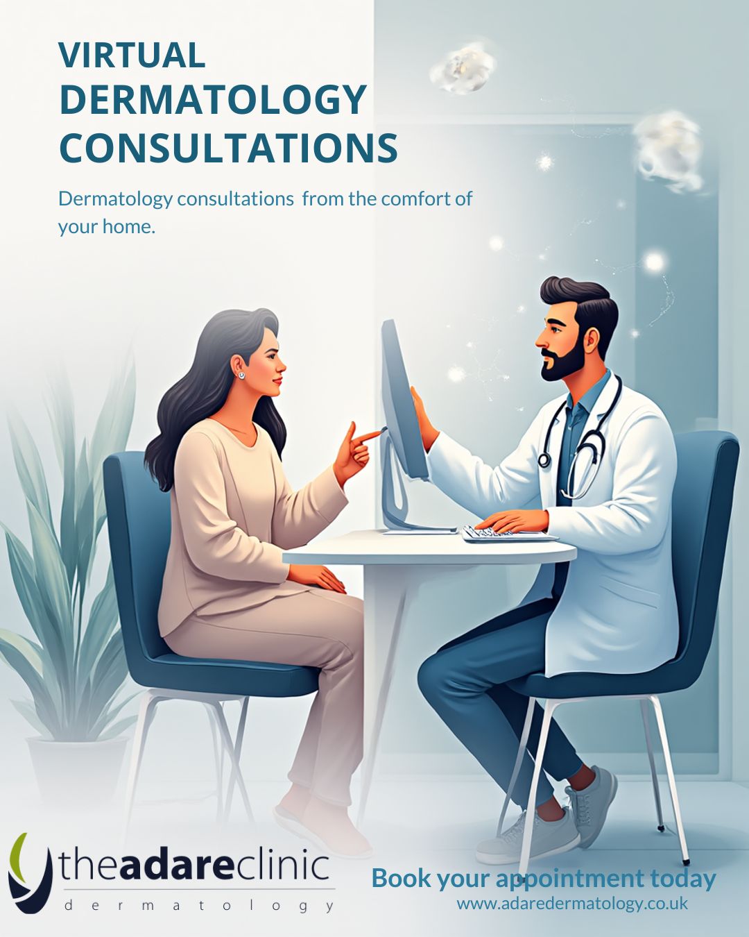 Image of virtual dermatology consultation uk